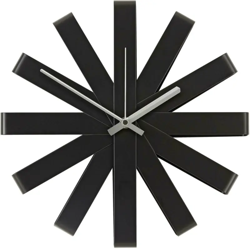 Wanduhr Anna in Schwarz Ø ca. 30,5cm