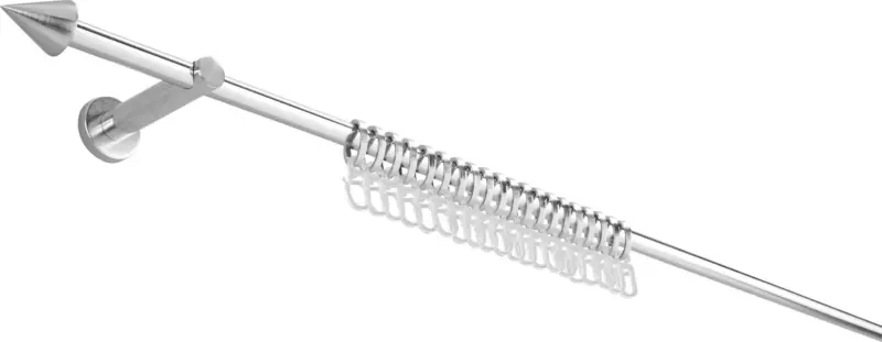 Vorhangstangenset Niko aus Metall, ca. 120cm