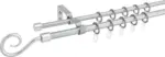 mömax Dornbirn - Ihr Trendmöbelhaus in Dornbirn Vorhangstangenset Hook Doppellauf ca. 120-210cm