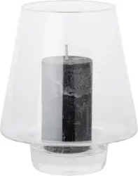 Windlicht Lou aus Glas Ø 18cm