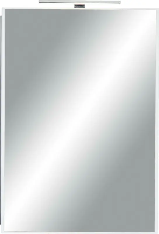 Spiegelschrank Weiß/Braun