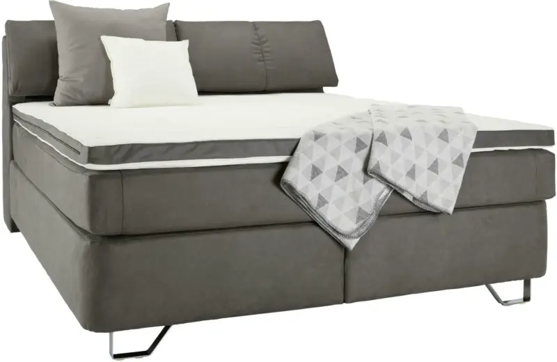 Boxspringbett in Anthrazit ca. 180x200cm