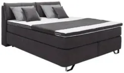 Boxspringbett in Grau ca. 180x200cm