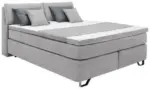 mömax Boxspringbett in Silber ca. 180x200cm