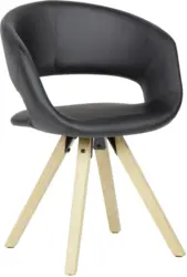 Armlehnstuhl 'WL6.021' , schwarz