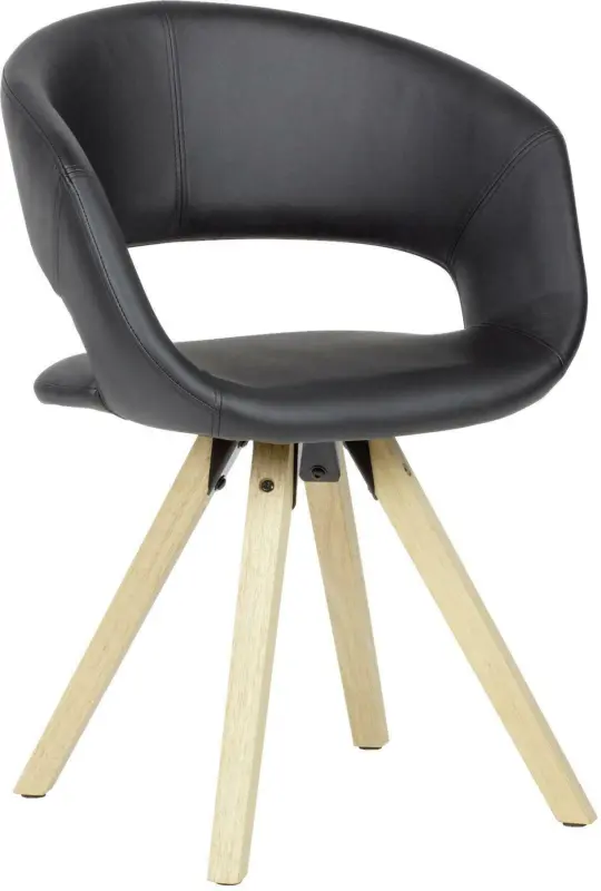 Armlehnstuhl 'WL6.021' , schwarz