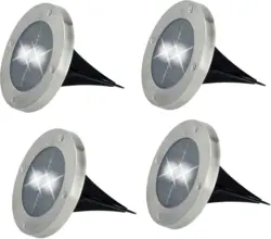 Solarleuchte Erdi max. 0,006 Watt, 4er Set