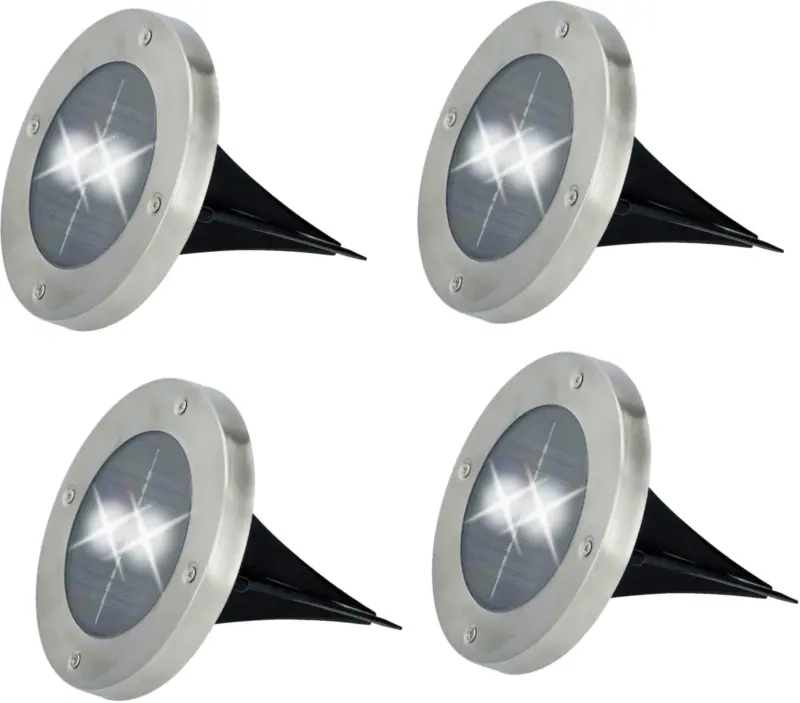 Solarleuchte Erdi max. 0,006 Watt, 4er Set