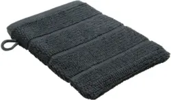 Waschhandschuh Anna in Schwarz ca. 16x21cm