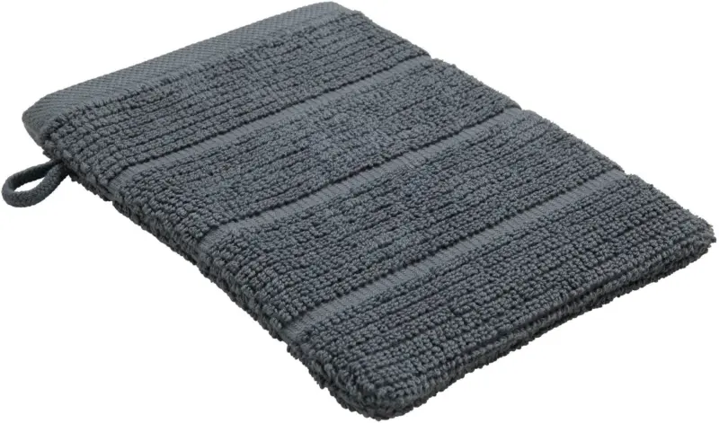 Waschhandschuh Anna in Anthrazit ca. 16x21cm