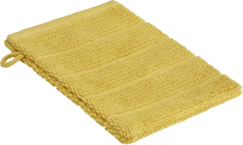 Waschhandschuh Anna in Gelb ca. 16x21cm