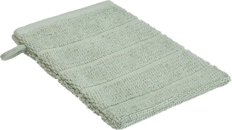 Waschhandschuh Anna in Grün ca. 16x21cm