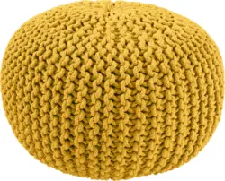 Sitzkissen Aline in Gelb ca. 50x30cm