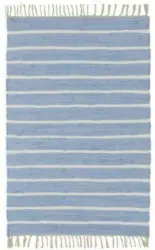 Handwebeteppich Toni 1 in Blau ca. 60x120cm