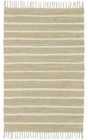 Handwebeteppich Toni in Beige ca. 80x150cm