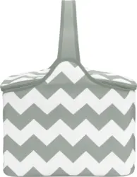 Kühltasche Nick in Grau/Weiß ca. 40x20x25cm