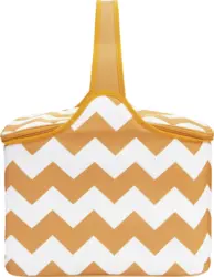 Kühltasche Nick in Orange/Weiß ca. 40x20x25cm