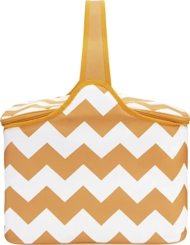 Kühltasche Nick in Orange/Weiß ca. 40x20x25cm