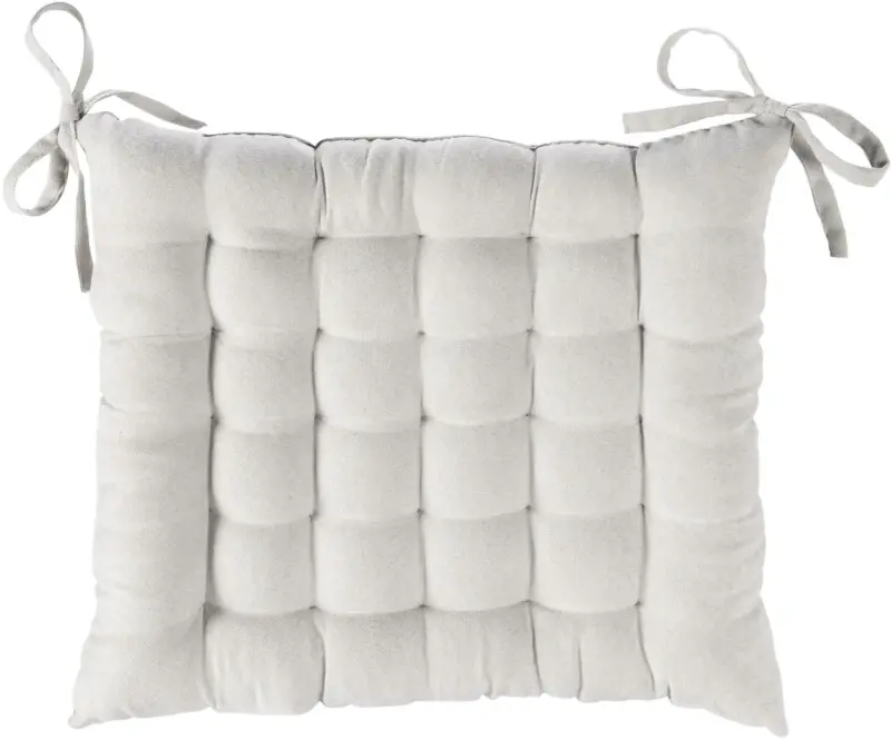 Sitzkissen Anke in Weiß ca. 40x40cm