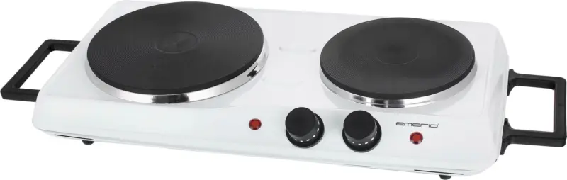 Doppelkochplatte NICOLETTA in Weiß