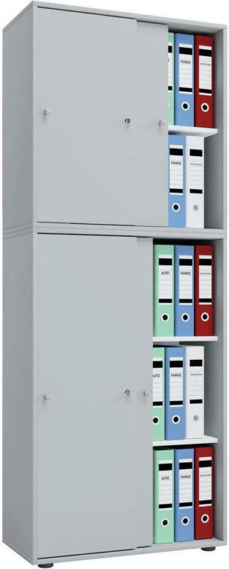 Aktenschrank Versperrbar Lona XXL Grau B 70 cm
