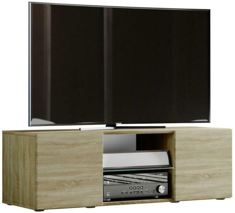 TV-Element Lowina B: 115 cm Sonoma Eiche Dekor