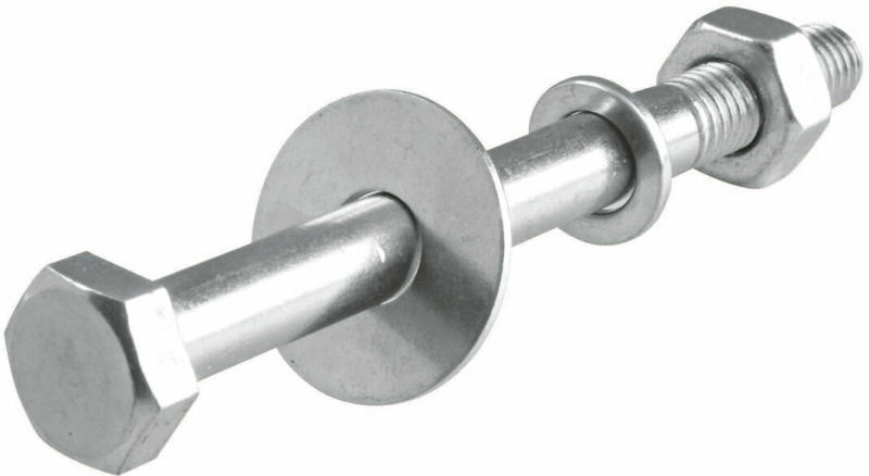 Bodenhülsen-Set, M10x90mm, verzinkt, 10 Stück