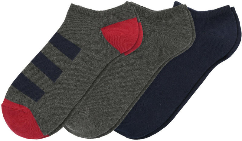 3 Paar Herren Sneaker-Socken im Set