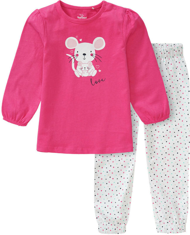Baby Schlafanzug mit Maus-Print (Nur online)