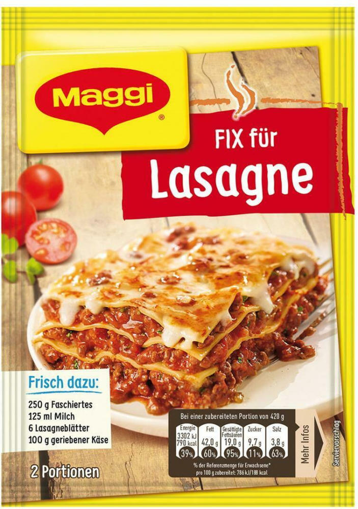 MAGGI Fix für Lasagne ️ Online von BILLA wogibtswas.at