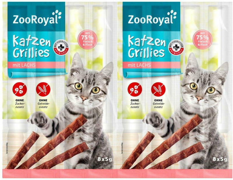 ZooRoyal Grillies mit Lachs