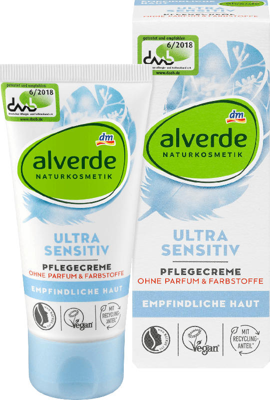 alverde NATURKOSMETIK Ultra Sensitiv Tagescreme