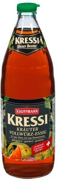Kauffmann Kressi Kräuter Vollwürz-Essig