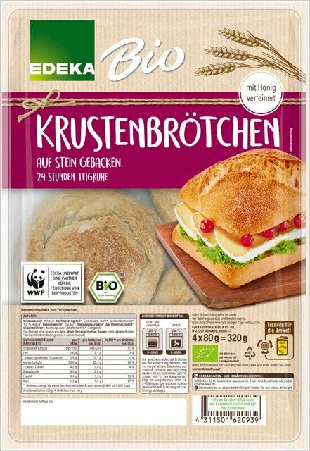 EDEKA Bio Krustenbrötchen