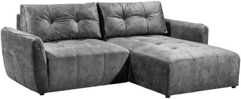 Wohnlandschaft In L-Form Dajana 204x159 cm Anthrazit