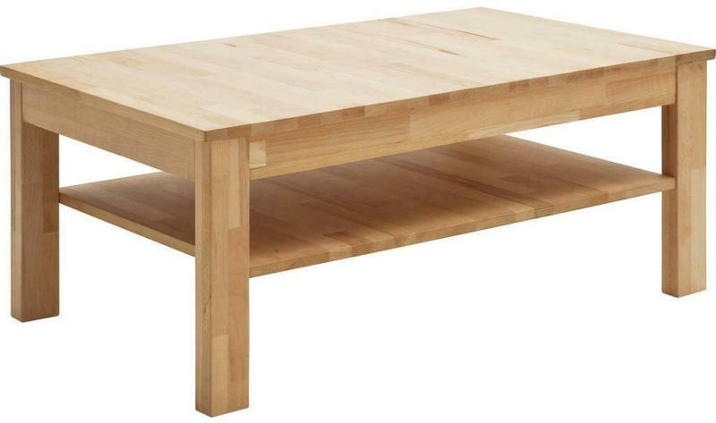 Couchtisch Holz mit Ablage Fenja, Buche