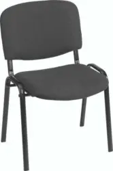 Besucherstuhl in Schwarz