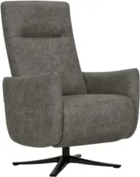 Relaxsessel in Grau/Schwarz