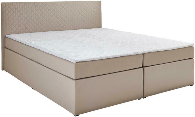 Boxbett 160/200 cm in Sandfarben