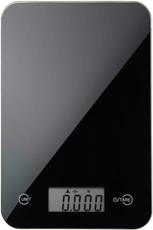 Küchenwaage aus Glas in diversen Farben