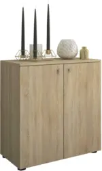 Kommode in Eichefarbe ca. 70x70x39 cm 'Vandol Mini'