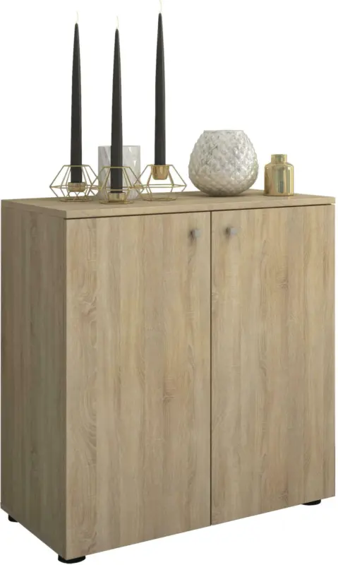Kommode in Eichefarbe ca. 70x70x39 cm 'Vandol Mini'