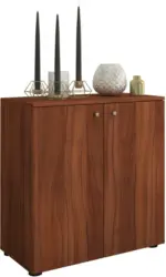 Kommode in Nussbaumfarbe ca. 70x70x39 cm 'Vandol Mini'