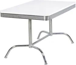 Esstisch 'WL5.042' , ca 120x80x76 cm , weiss