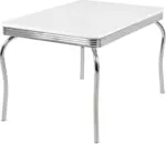 mömax Esstisch 'WL5.041' , ca 120x80x76 cm, weiss