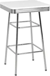 Bartisch 'WL5.043' , ca 60x60x100 cm , weiss