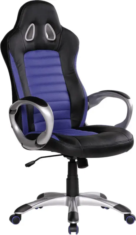 Gamingstuhl in Blau/Schwarz ´RACER´
