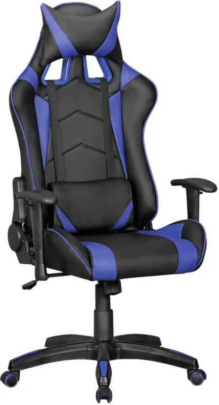 Gamingstuhl 'SPM1.345' , blau/schwarz