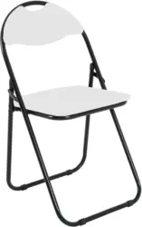 Klappsessel Shake aus Metall in Weiß