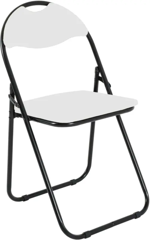 Klappsessel Shake aus Metall in Weiß